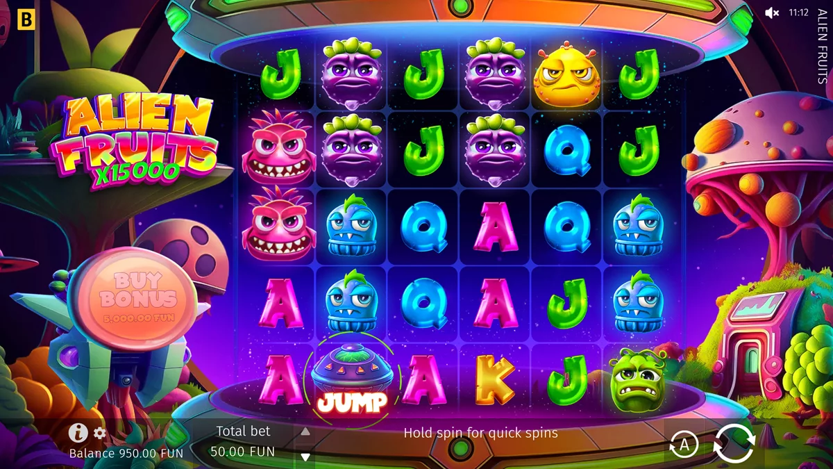 Alien Fruits Base Play