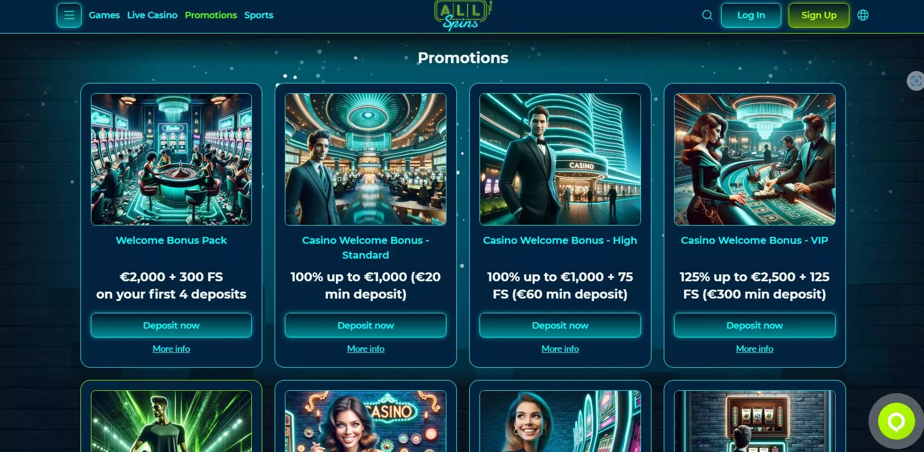 Allspins Casino Promotions