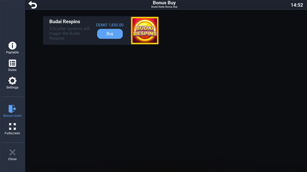 Budai Reels Bonus Buy