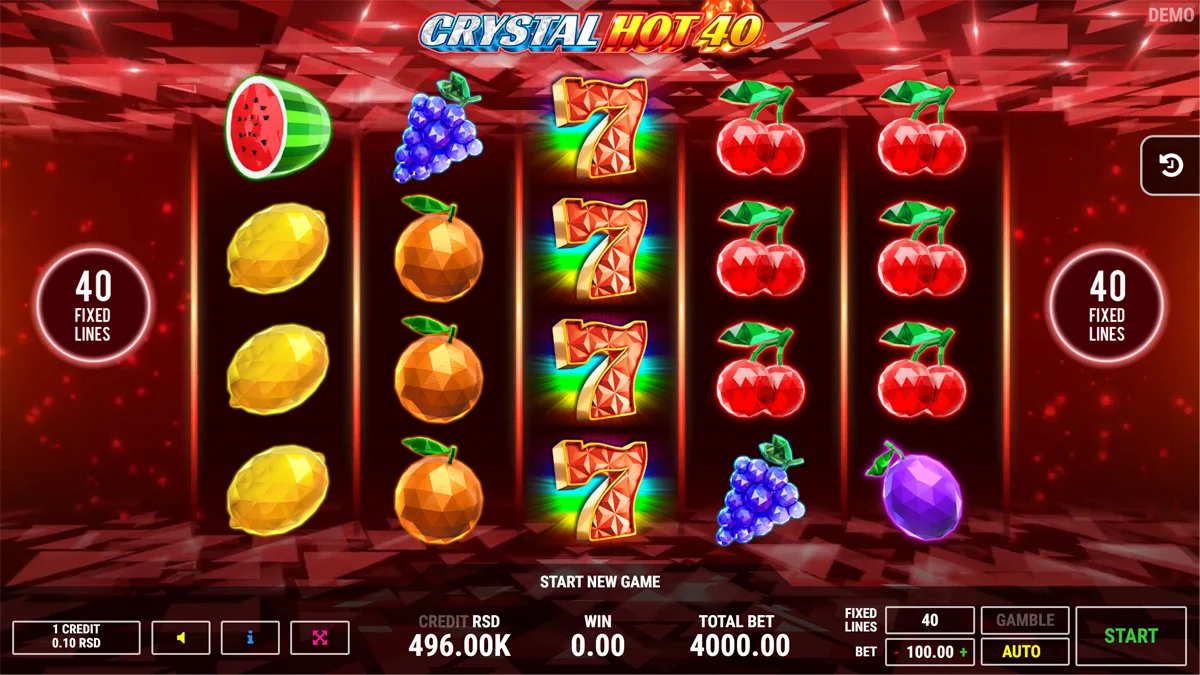 Crystal Hot 40 Base Play