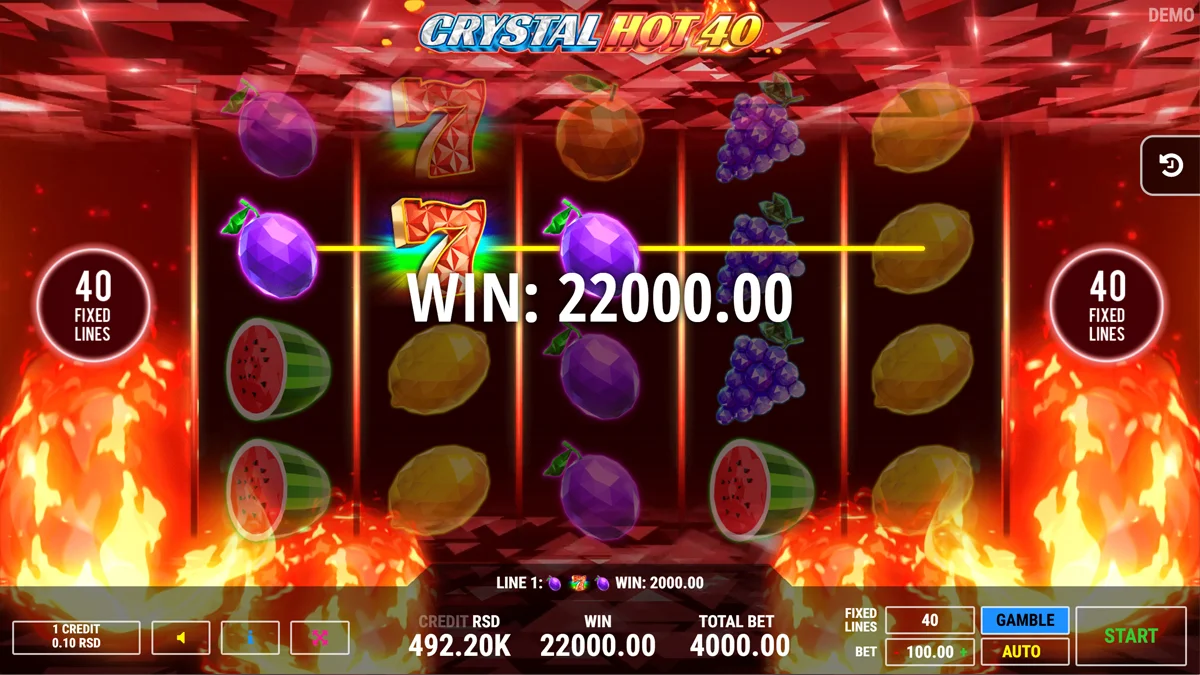 Crystal Hot 40 Win