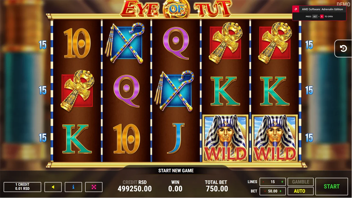 Eye Of Tut Base Play