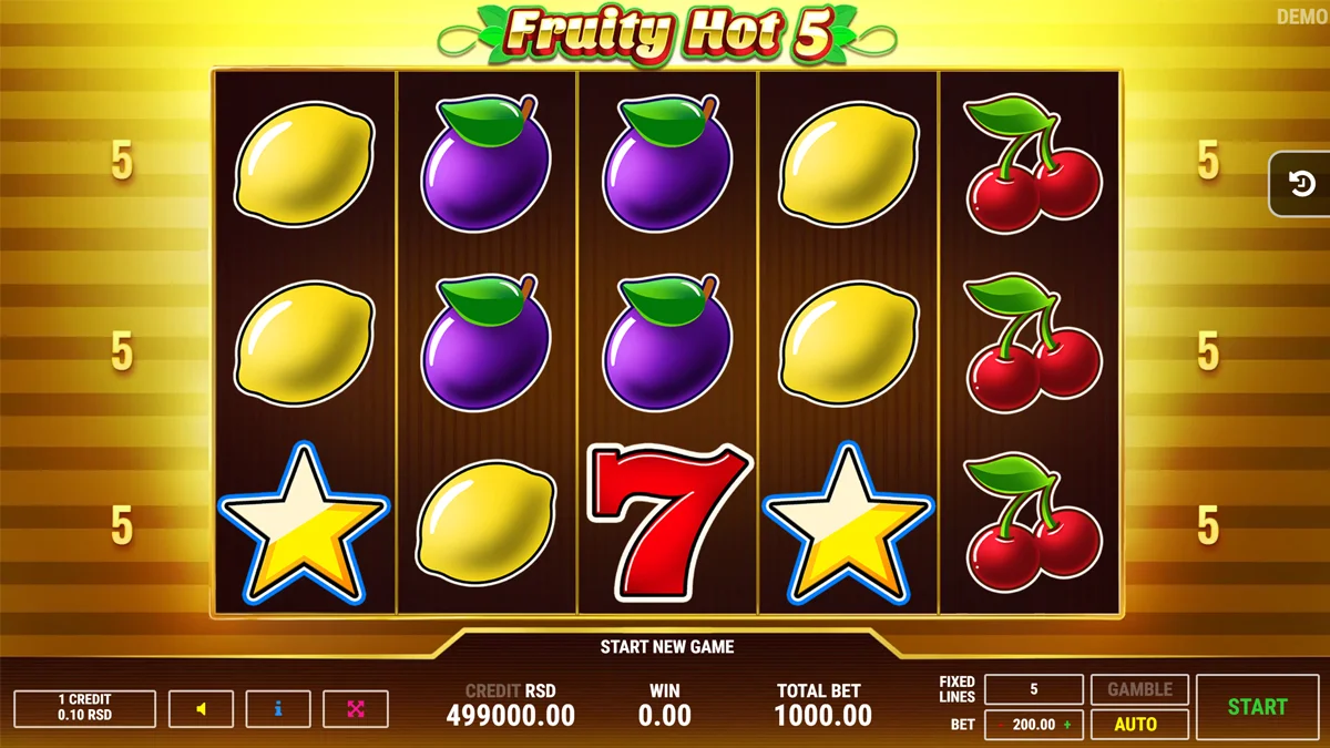 Fruity Hot 5 Base Play