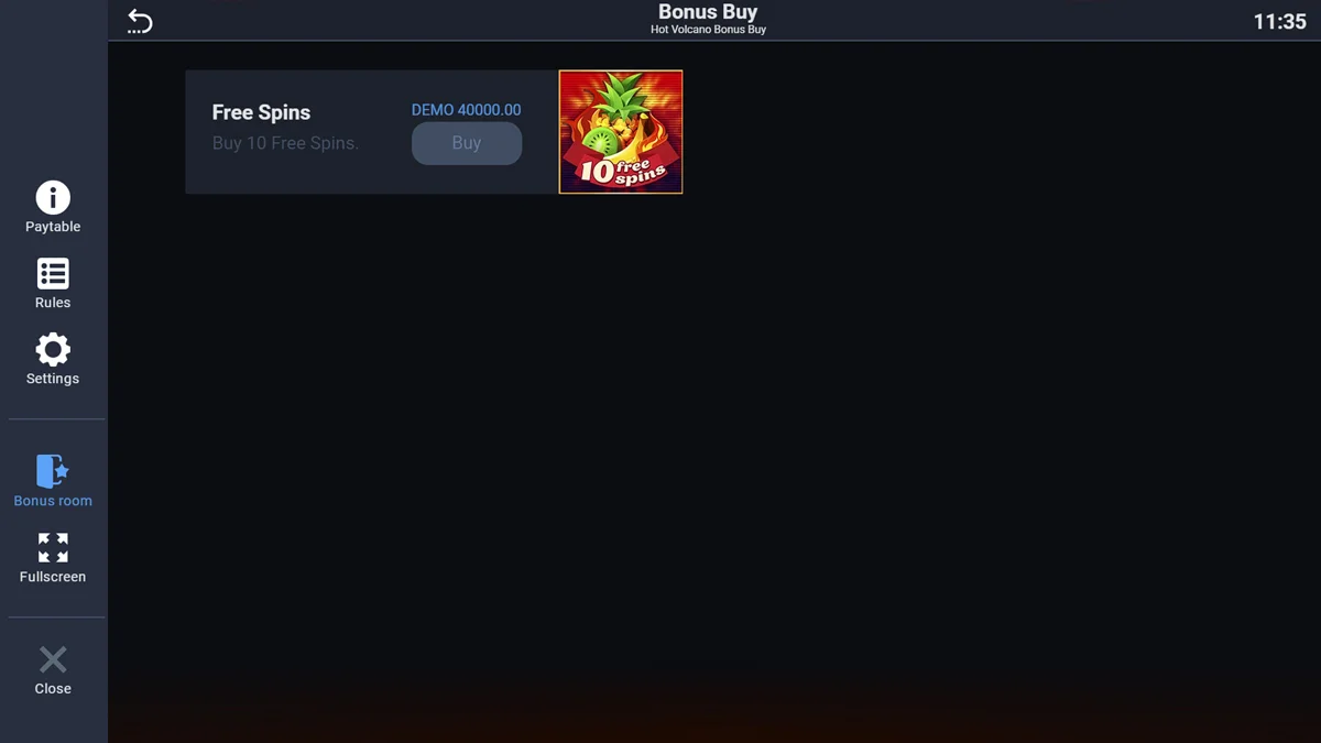 Hot Volcano Bonus Buy Bonus Buy