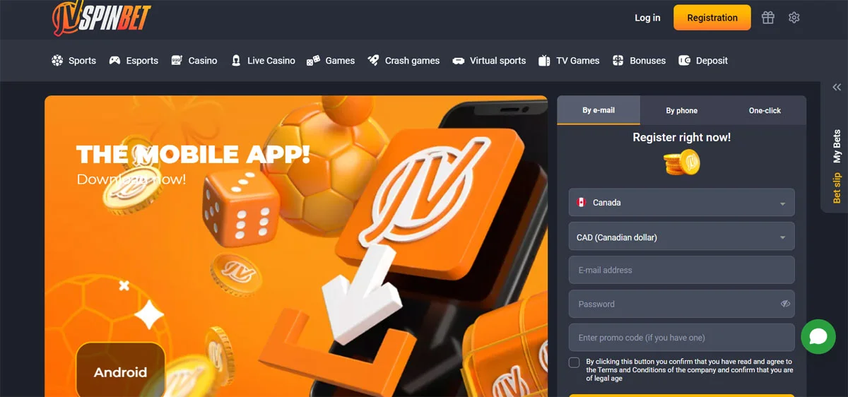 JVSpin-Bet-Casino-Homepage