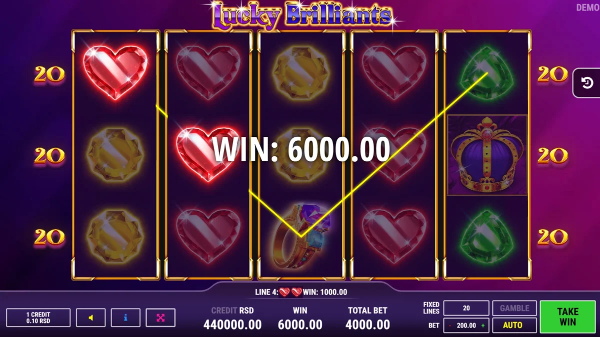 Lucky Brilliants Win