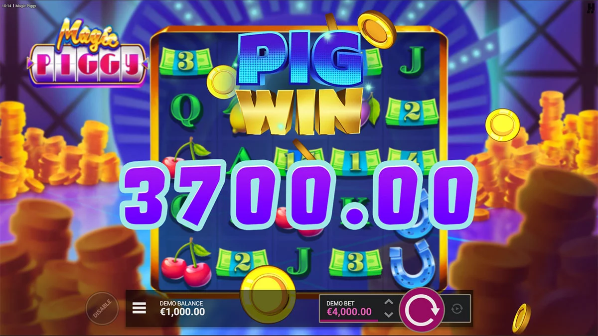 Magic Piggy Pig Win