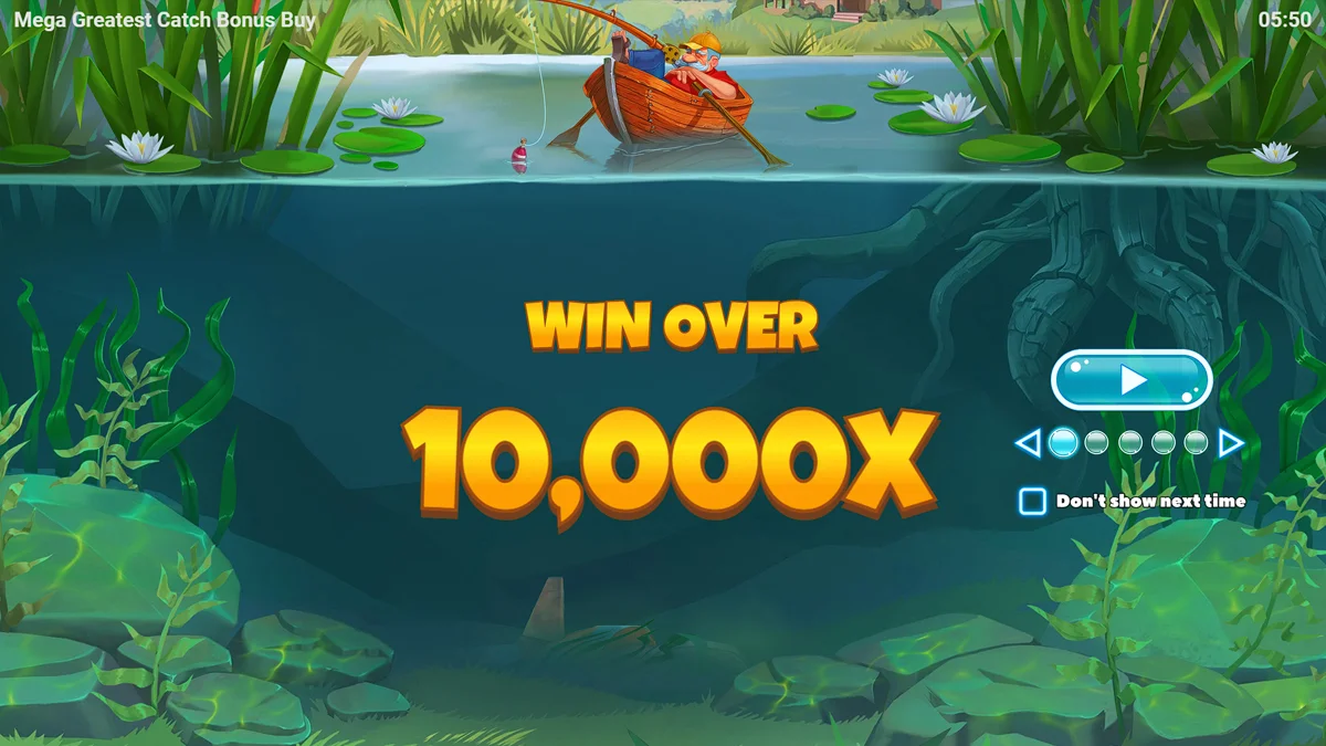Mega Greatest Catch Bonus Buy Homescreen
