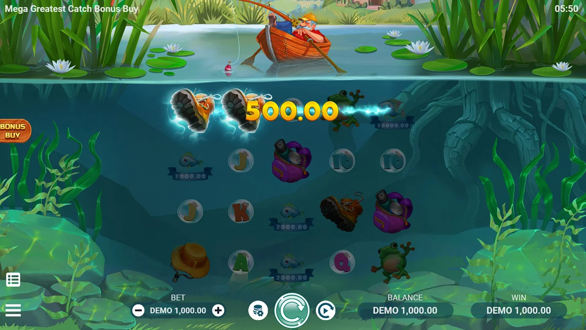 Mega Greatest Catch Bonus Buy Win