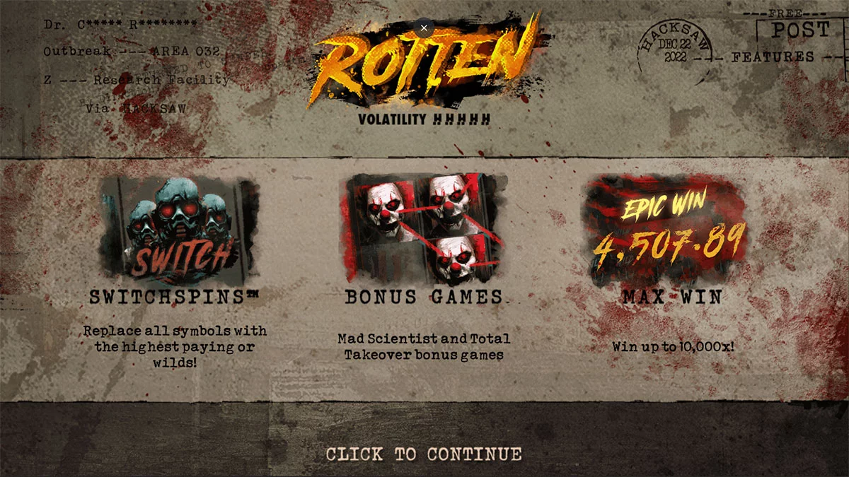 Rotten Homescreen