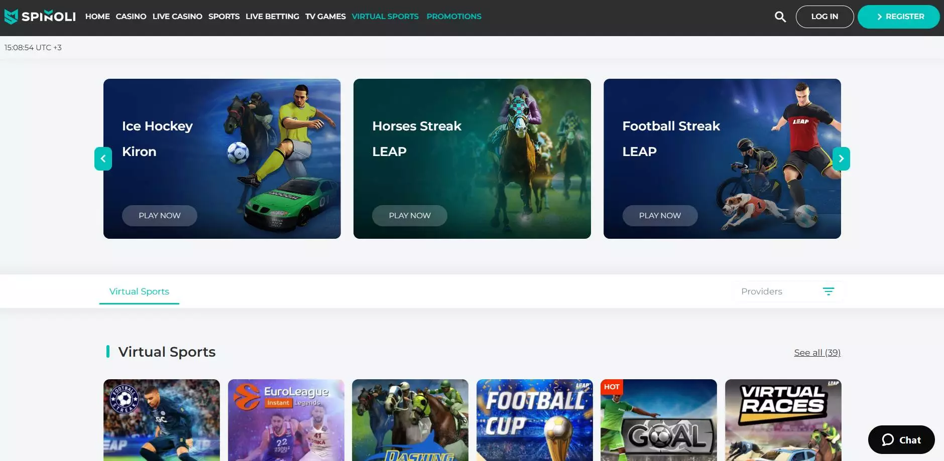 Spinoli Casino Virtual Sports