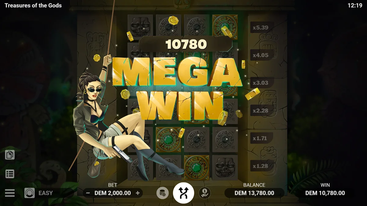Treasures of the Gods Mega Win