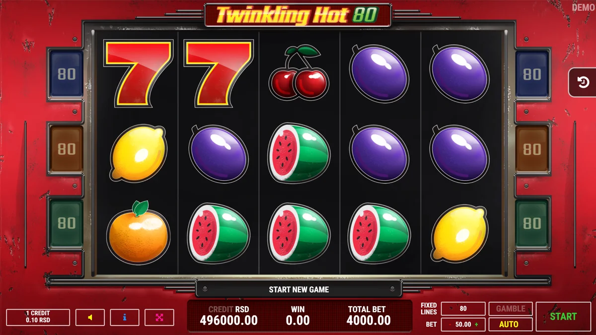 Twinkling Hot 80 Base Play