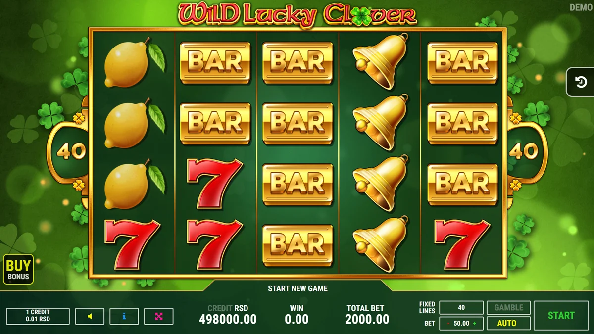 Wild Lucky Clover Base Play