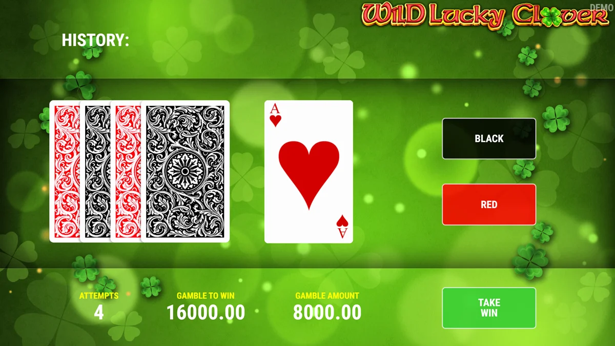 Wild Lucky Clover Gamble