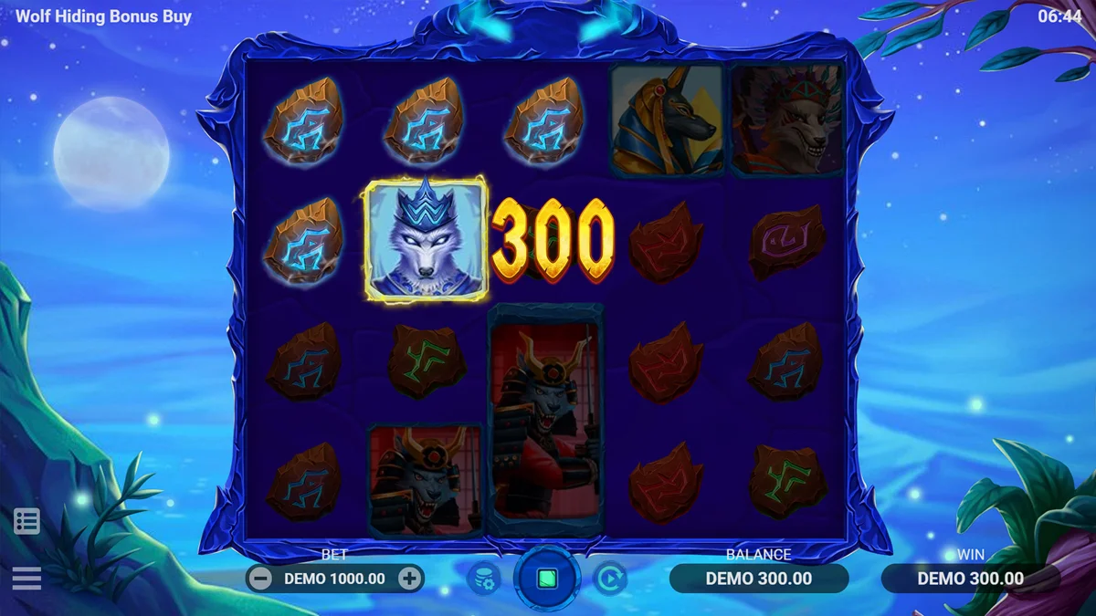 Wolf Hiding Bonus Buy Win