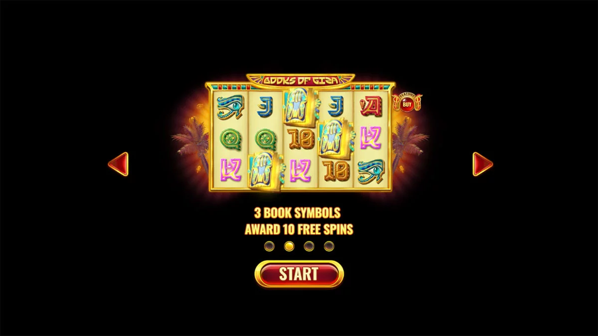 Books of Giza Homescreen