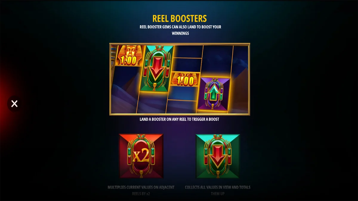 Cleopatra Megaways Reel Boosters