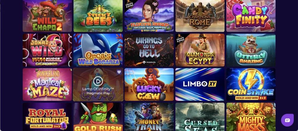 Crashino Casino Games