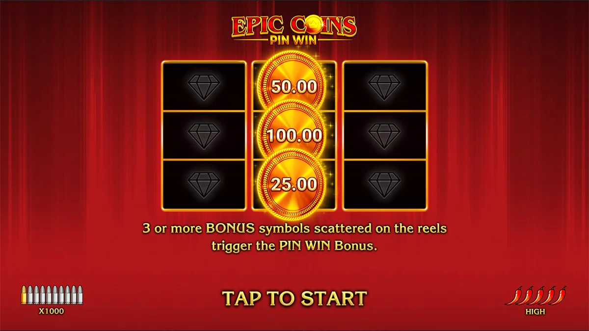 Epic Coins Homescreen