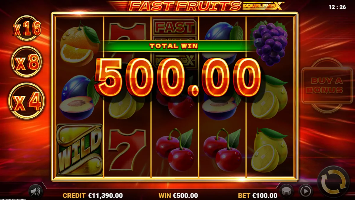 Fast Fruits DoubleMax Total Win