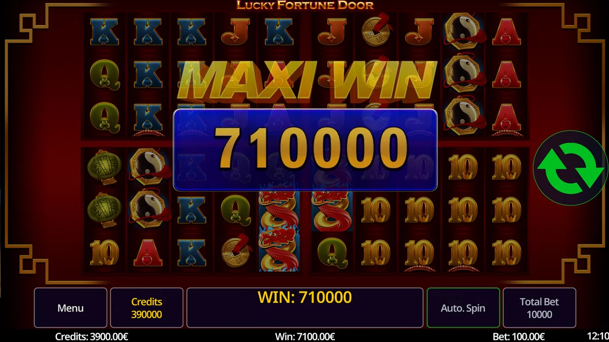 Lucky Fortune Door Quad Spin Win