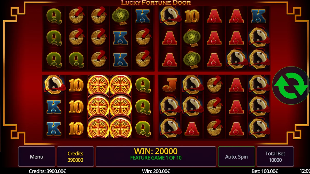 Lucky Fortune Door Quad Spins