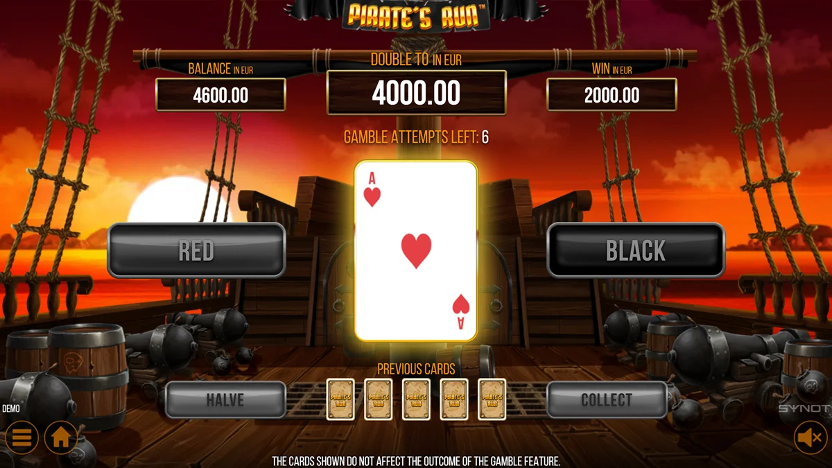 Pirate's Run Gamble