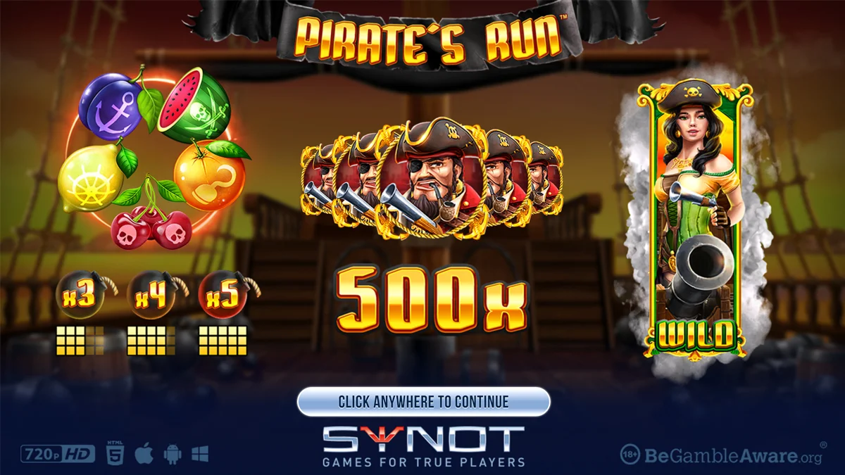 Pirate's Run Homescreen