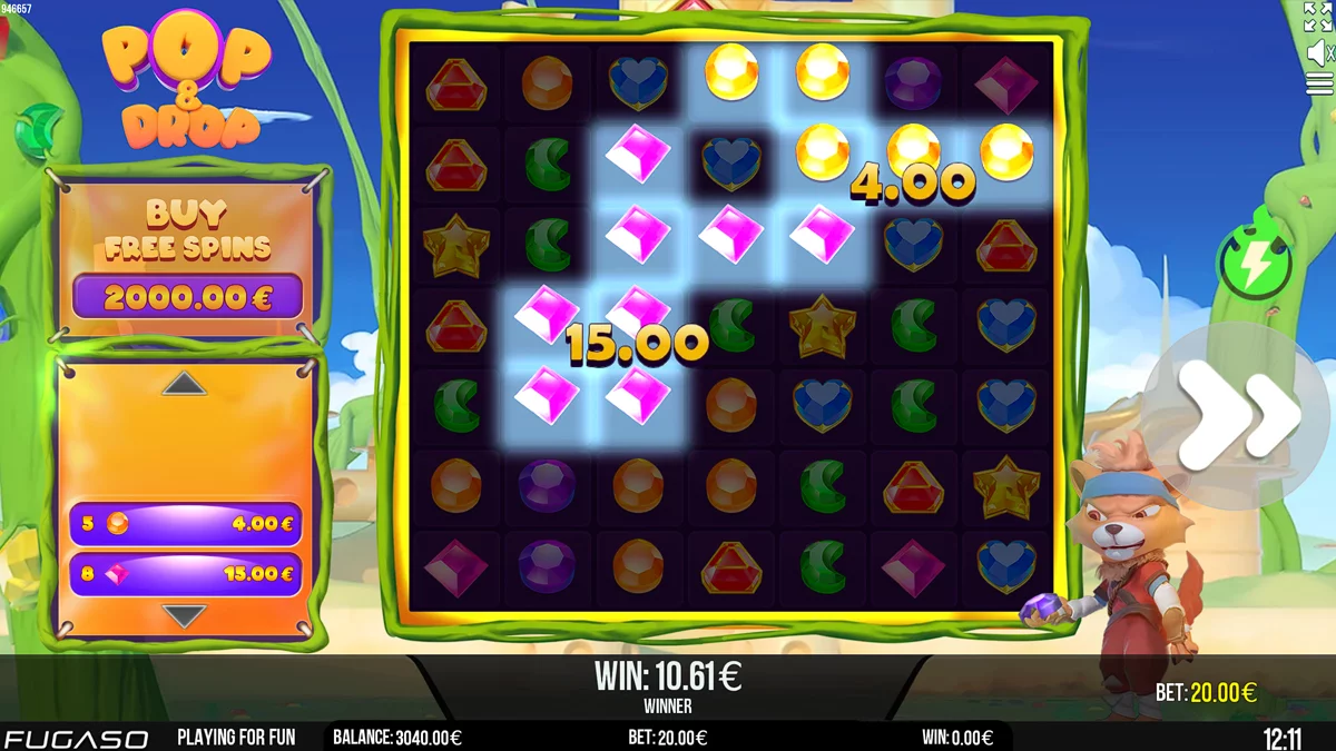 Pop and Drop Win