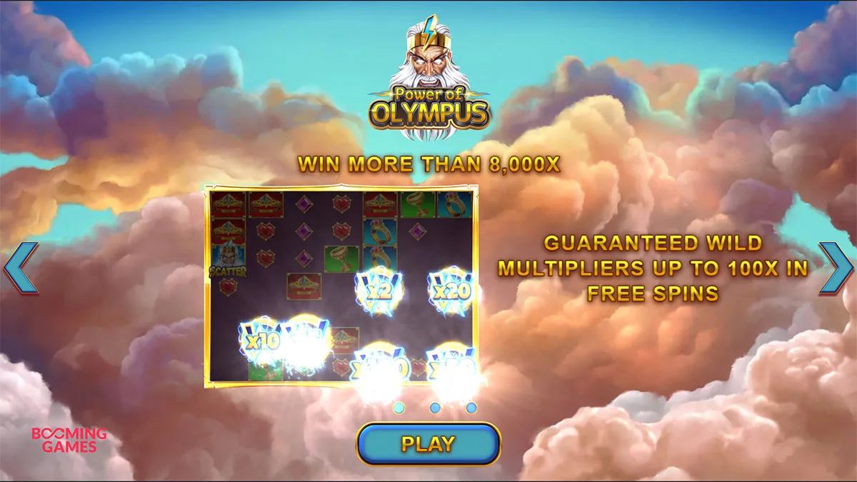 Power of Olympus Homescreen