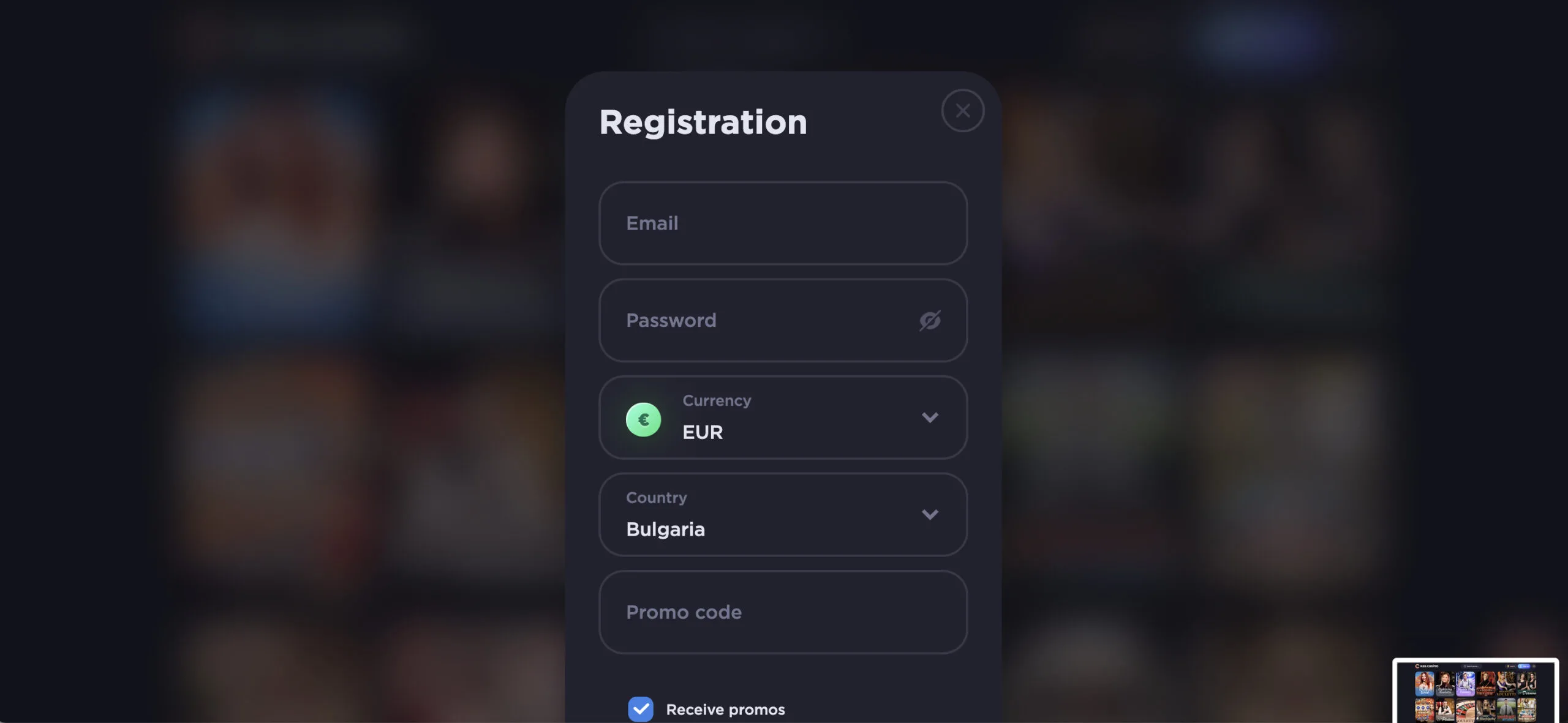 Kas.Casino Register