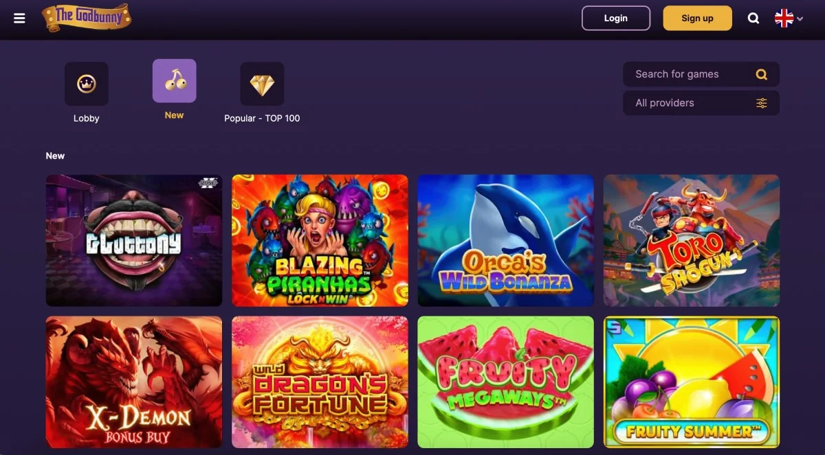 GodBunny Casino Games