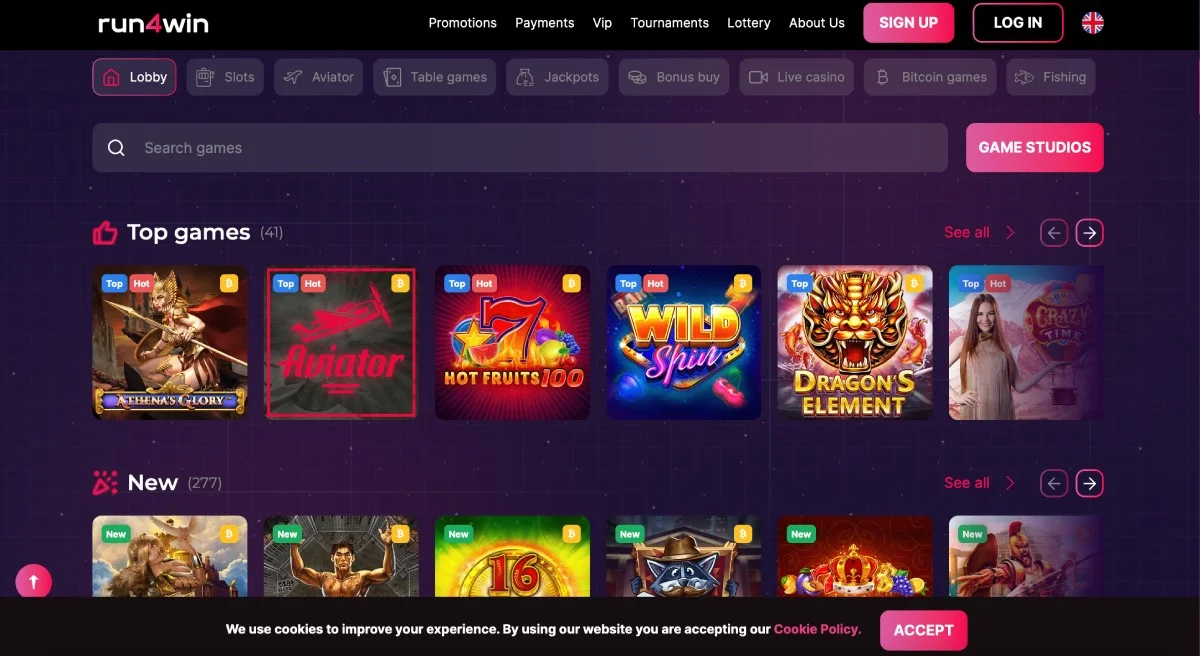Run4Win Casino Game Collection