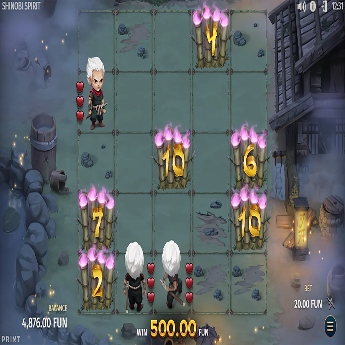 Shinobi Bonus Game