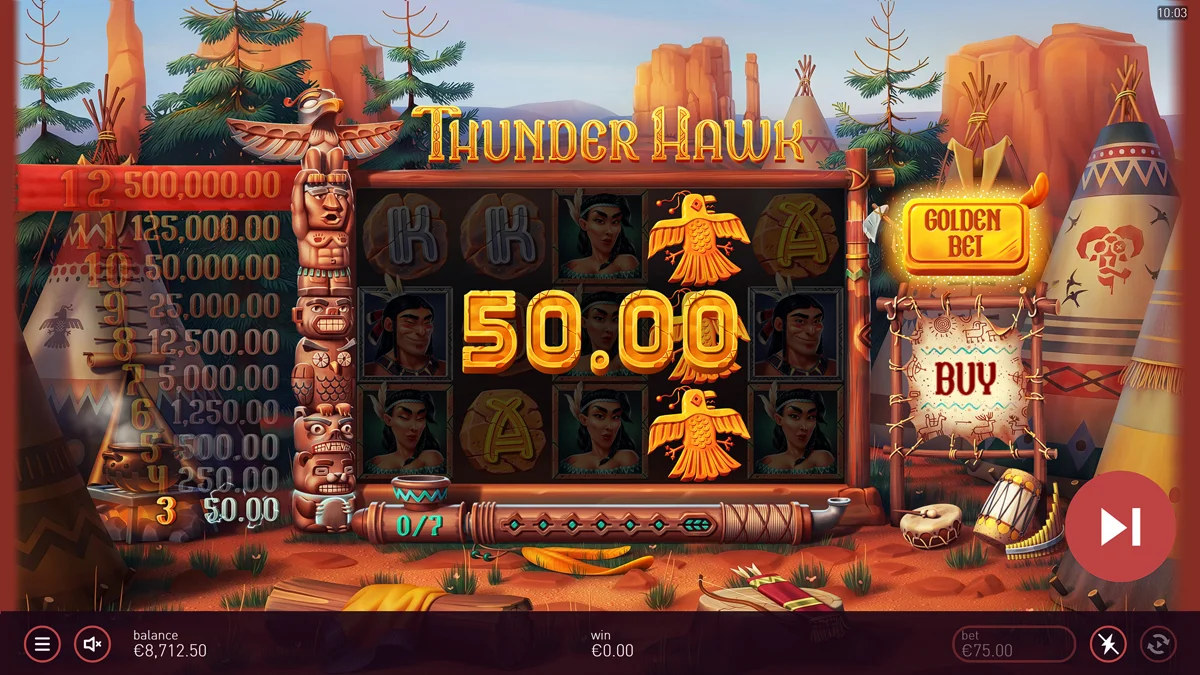 Thunder Hawk Smallest Win