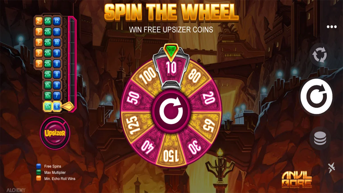 Anvil and Ore Bonus Wheel