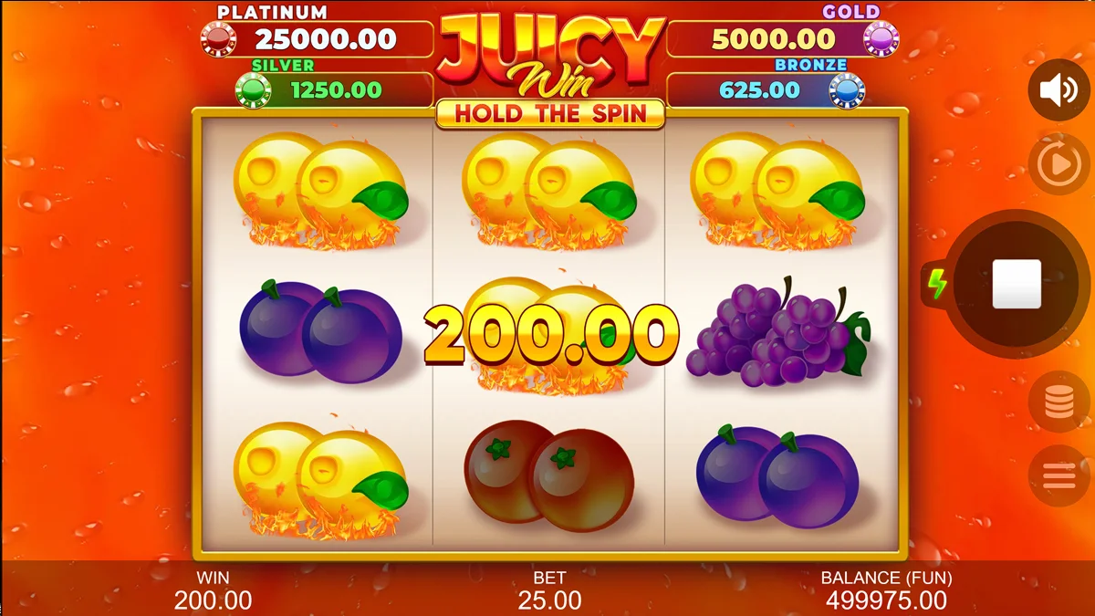 Juicy Win Hold The Spin Win