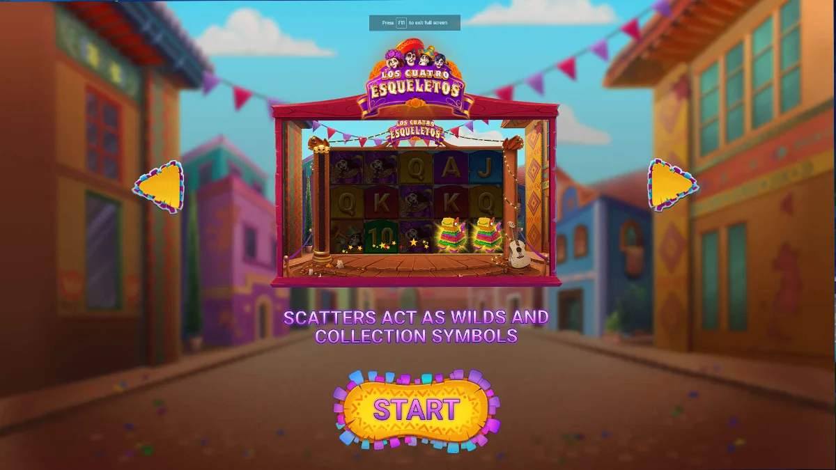 Los Cuatro Esqueletos Homescreen