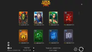 Luck & Magic Paytable