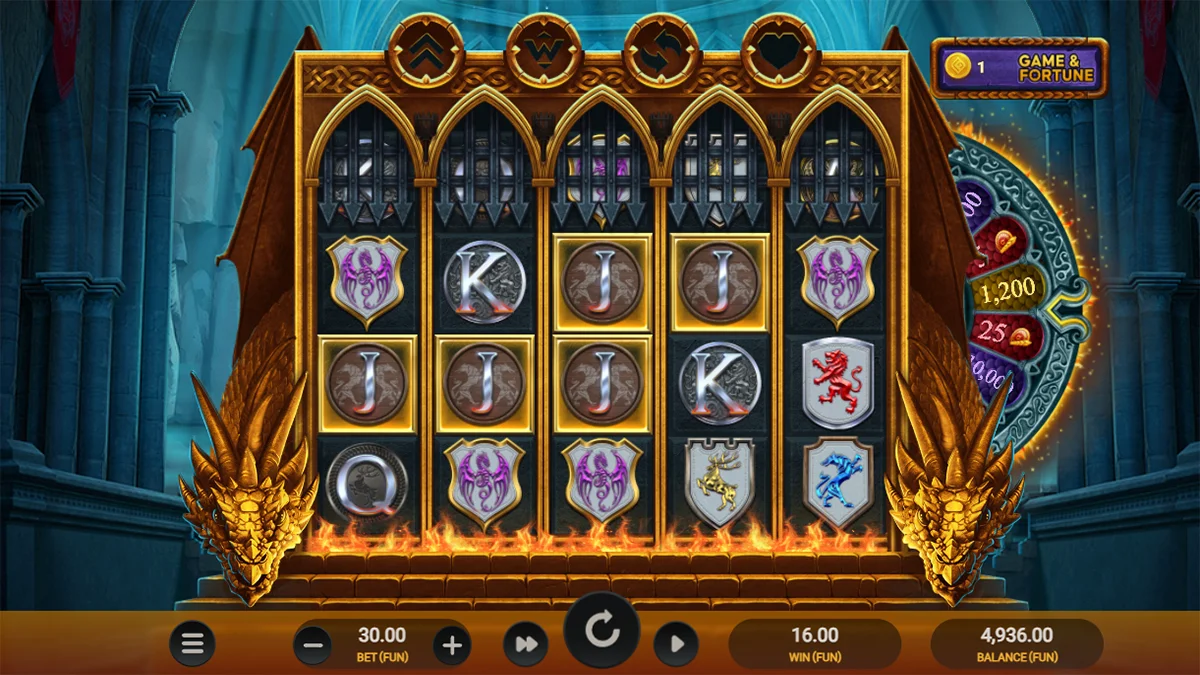 Temple of Fury Dream Drop Win