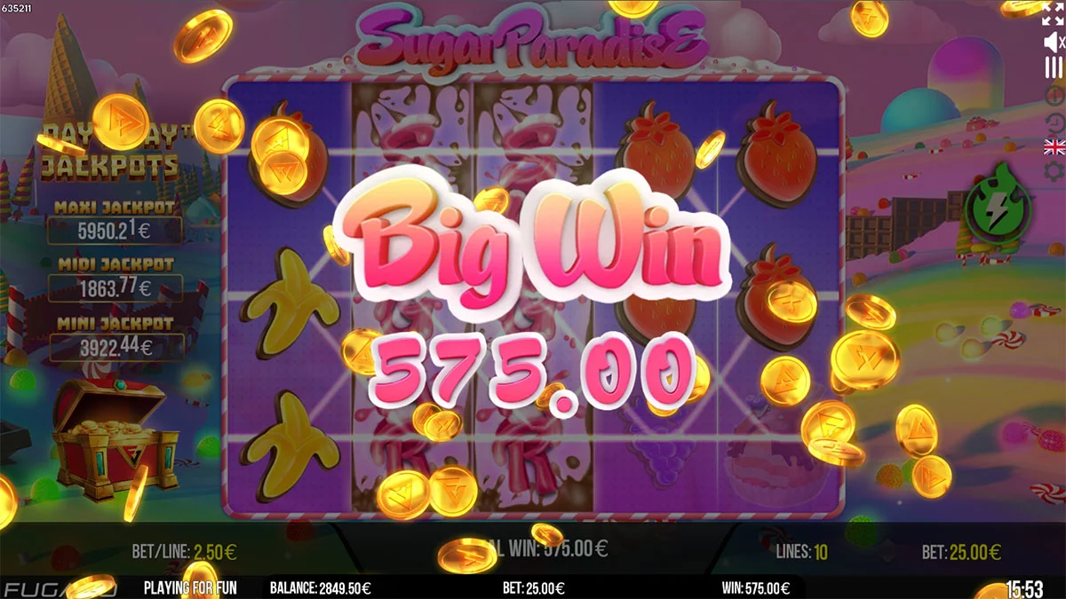 Sugar Paradise Win