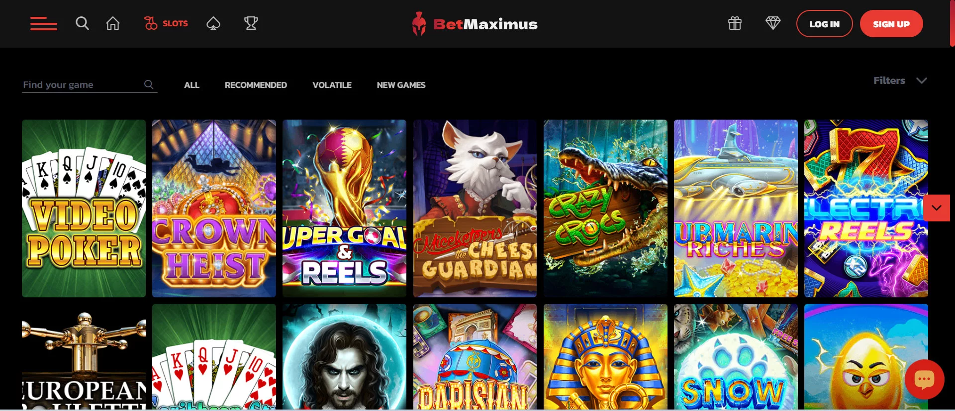 BetMaximus Casino Slot Games