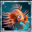 Commander of Tridents Symbol Orange Fish