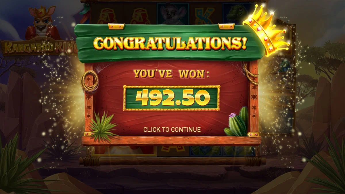 Kangaroo King Win