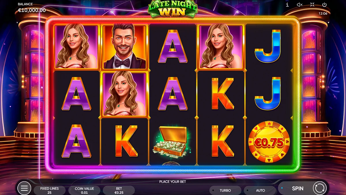 Late Night Win Base Play