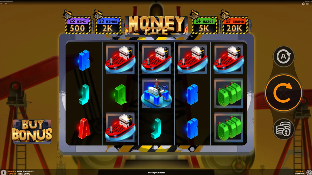 Money Pipe Base Play