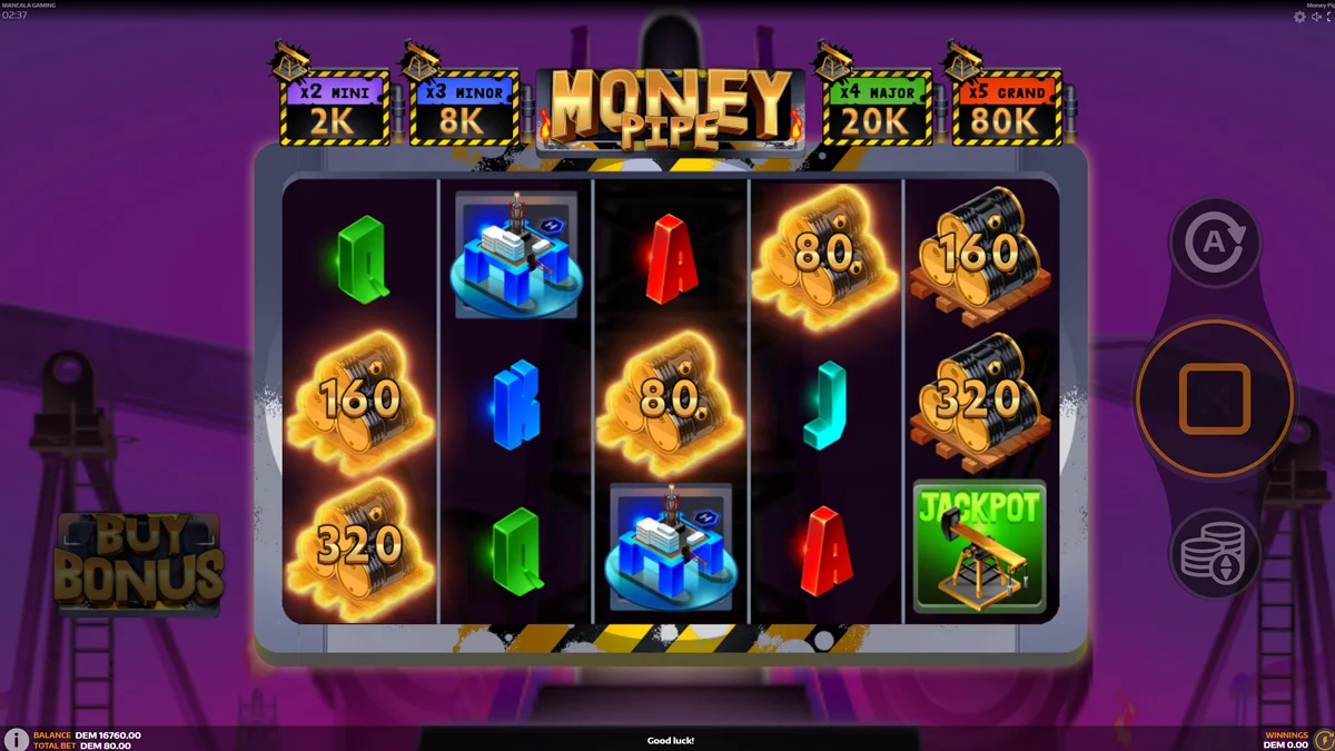 Money Pipe Win
