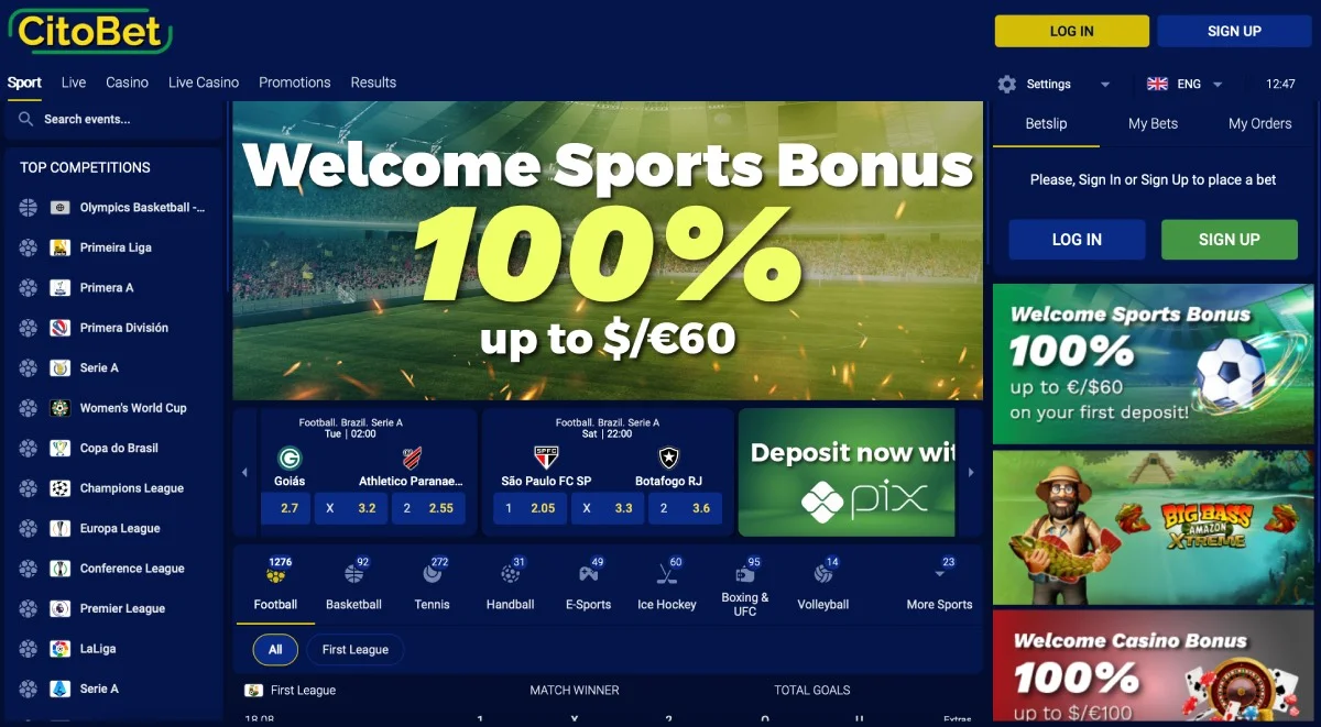 Citobet Casino Homepage