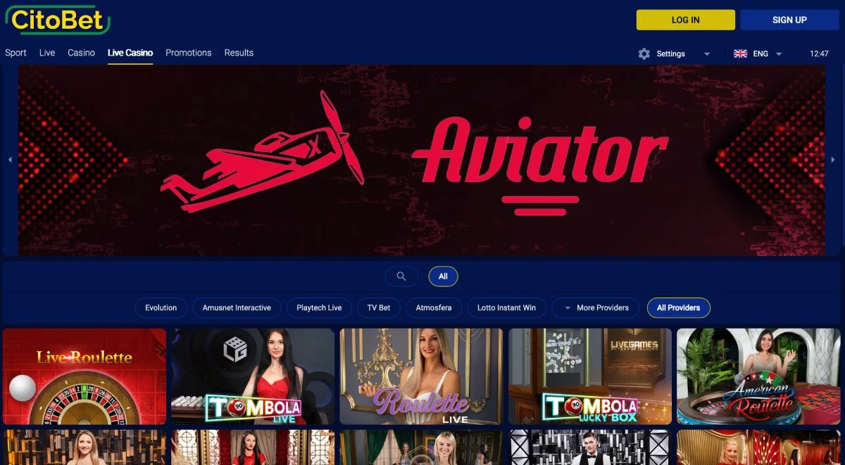Citobet Casino Live Casino